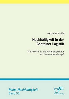 Book cover for Nachhaltigkeit in der Container Logistik