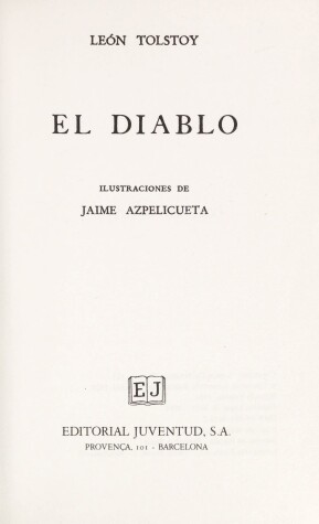 Book cover for El Diablo