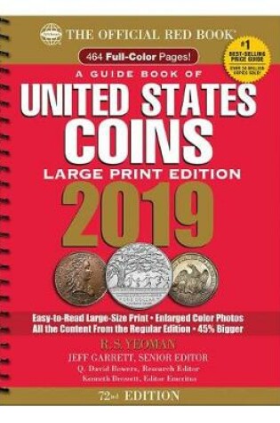 Cover of 2019 Official Red Book of United States Coins - Large Print Edition