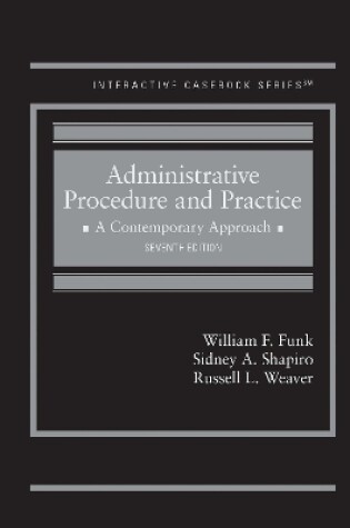 Cover of Administrative Procedure and Practice