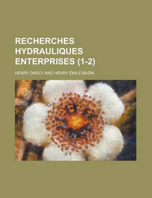 Book cover for Recherches Hydrauliques Enterprises (1-2)