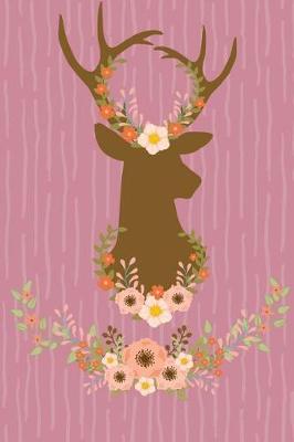 Book cover for Deer with Flower Crown Journal