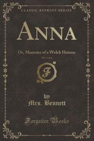 Cover of Anna, Vol. 4 of 4