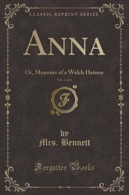 Book cover for Anna, Vol. 4 of 4