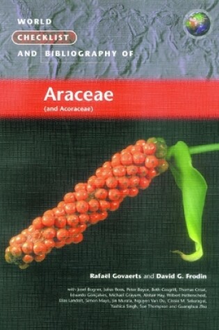 Cover of World Checklist and Bibliography of Araceae (and Aroraceae)