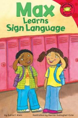 Cover of Max Learns Sign Language
