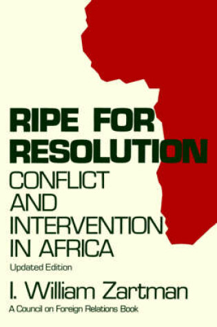 Cover of Ripe for Resolution