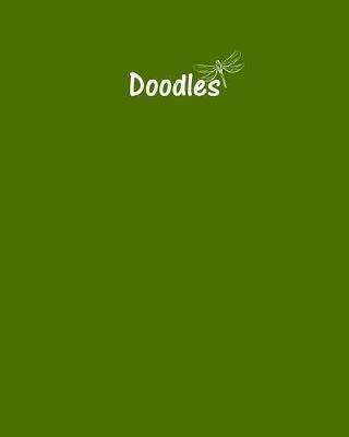 Book cover for Doodles Journal - Great for Sketching, Doodling or Planning with Olive Green Cover