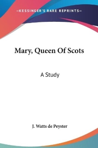 Cover of Mary, Queen Of Scots