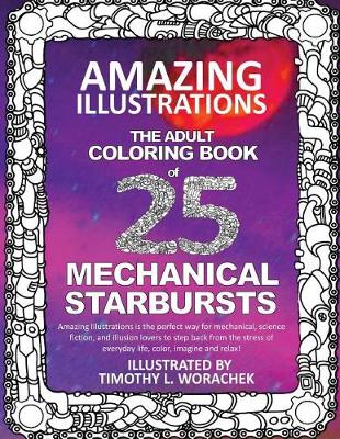 Book cover for Amazing Illustrations-Mechanical Starbursts