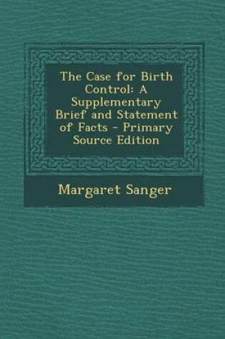 Cover of The Case for Birth Control