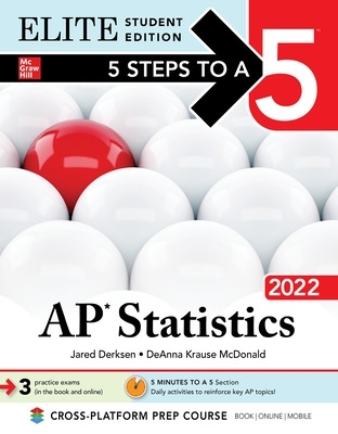 Book cover for 5 Steps to a 5: AP Statistics 2022 Elite Student Edition