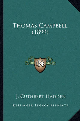 Book cover for Thomas Campbell (1899) Thomas Campbell (1899)