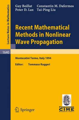 Cover of Recent Mathematical Methods in Nonlinear Wave Propagation