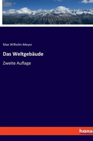 Cover of Das Weltgebäude