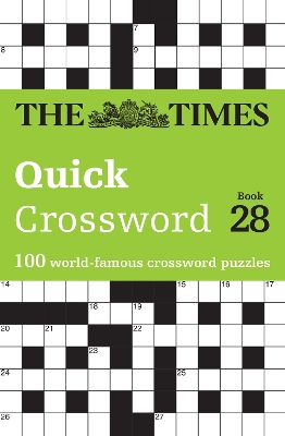 Book cover for The Times Quick Crossword Book 28