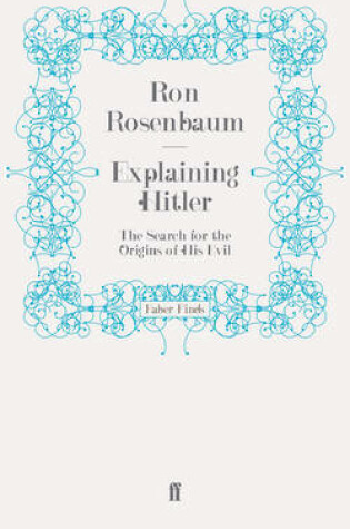 Cover of Explaining Hitler