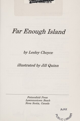 Cover of Far Enough Island