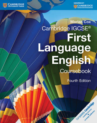 Cover of Cambridge IGCSE® First Language English Coursebook