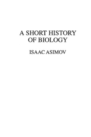 Cover of A Short History of Biology