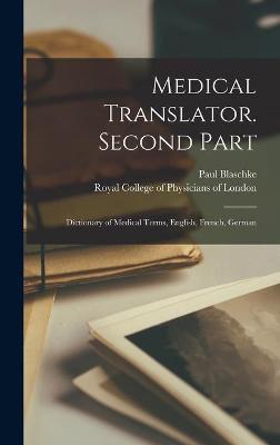 Book cover for Medical Translator. Second Part