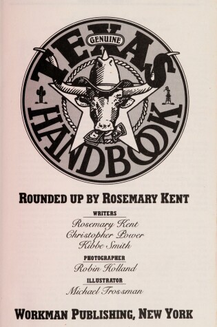 Cover of Genuine Texas Handbook