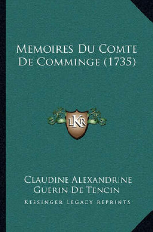 Cover of Memoires Du Comte de Comminge (1735)