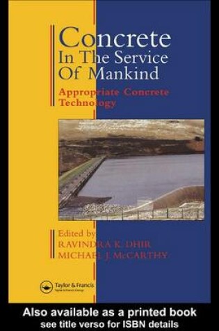 Cover of Appropriate Concrete Technology