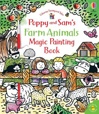 Cover of Poppy and Sam's Farm Animals Magic Painting Book