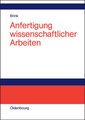 Book cover for Anfertigung Wissenschaftlicher Arbeiten