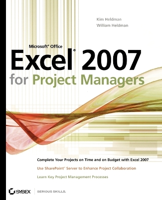 Book cover for Microsoft Office Excel 2007 for Project Managers