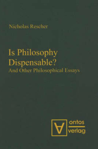 Cover of Is Philosophy Dispensable?