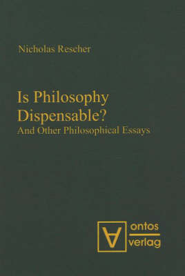 Book cover for Is Philosophy Dispensable?