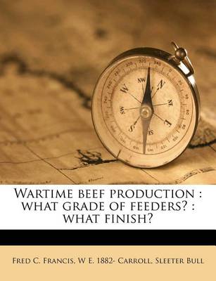 Book cover for Wartime Beef Production