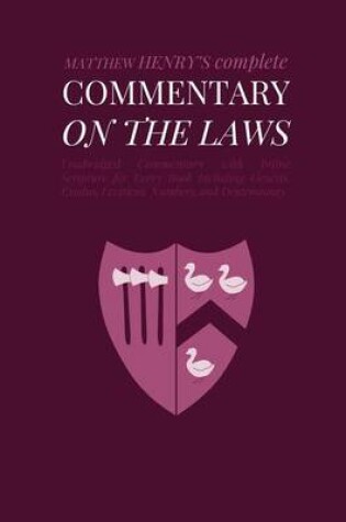 Cover of Commentary on the Laws
