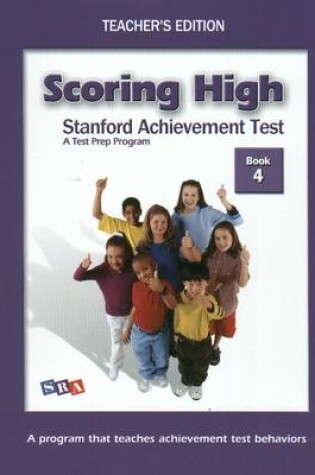 Cover of Scoring High on SAT, Teacher Edition Grade 4