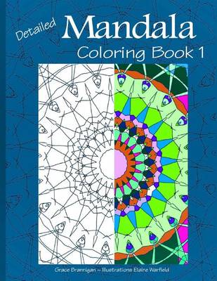Cover of Detailed Mandala Coloring Book 1