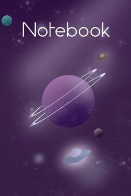 Book cover for Galaxies, Planets and Spaceships Notebook