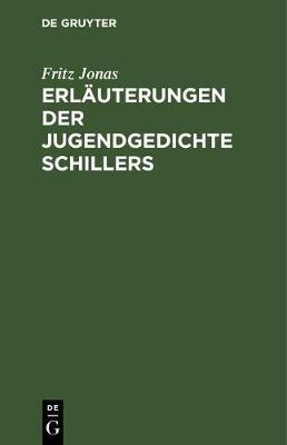 Book cover for Erlauterungen Der Jugendgedichte Schillers