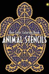 Book cover for ANIMAL STENCILS One Color Creative Coloring Book