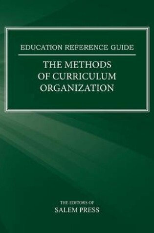 Cover of The Methods of Curriculum Organization