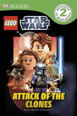 Book cover for DK Readers L2: Lego Star Wars: Attack of the Clones