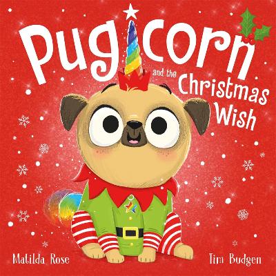 Book cover for Pugicorn and the Christmas Wish