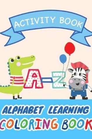 Cover of A-Z Alphabet Learning Coloring Book