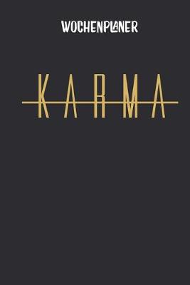 Book cover for Wochenplaner mit Karma minimalistisch