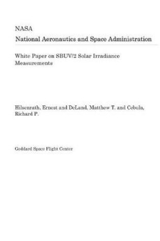 Cover of White Paper on Sbuv/2 Solar Irradiance Measurements