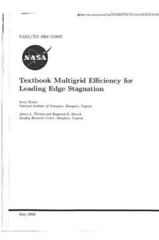 Cover of Textbook Multigrid Efficiency for Leading Edge Stagnation