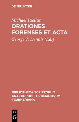 Cover of Orationes Forenses Et ACTA