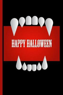 Book cover for Happy Halloween with Dracula Vampire Teeth