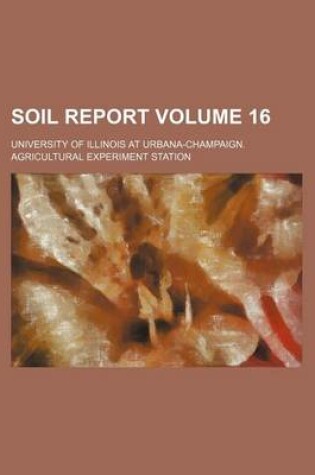 Cover of Soil Report Volume 16